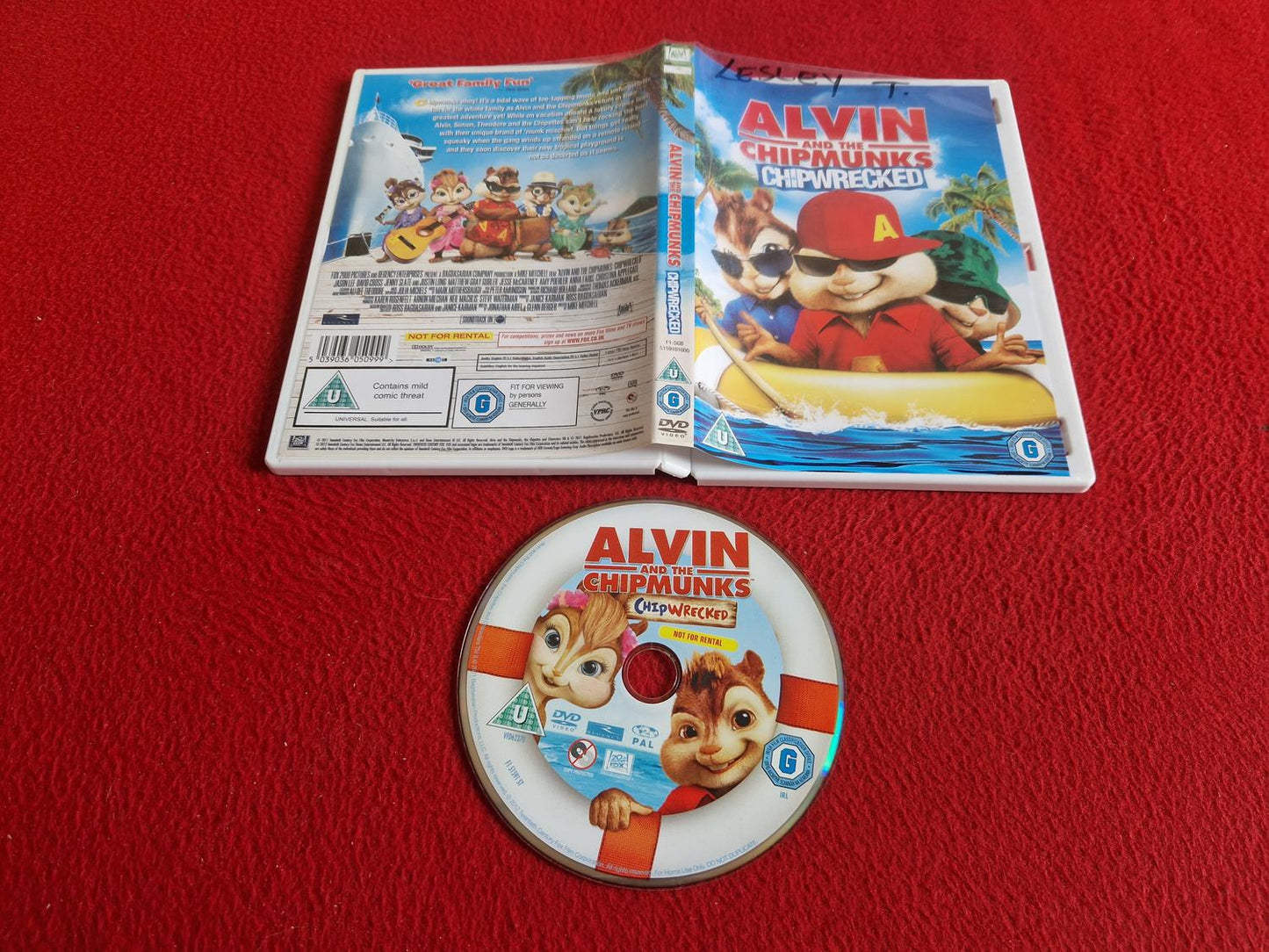 ALVIN AND THE CHIPMUNKS CHIPWRECKED DVD