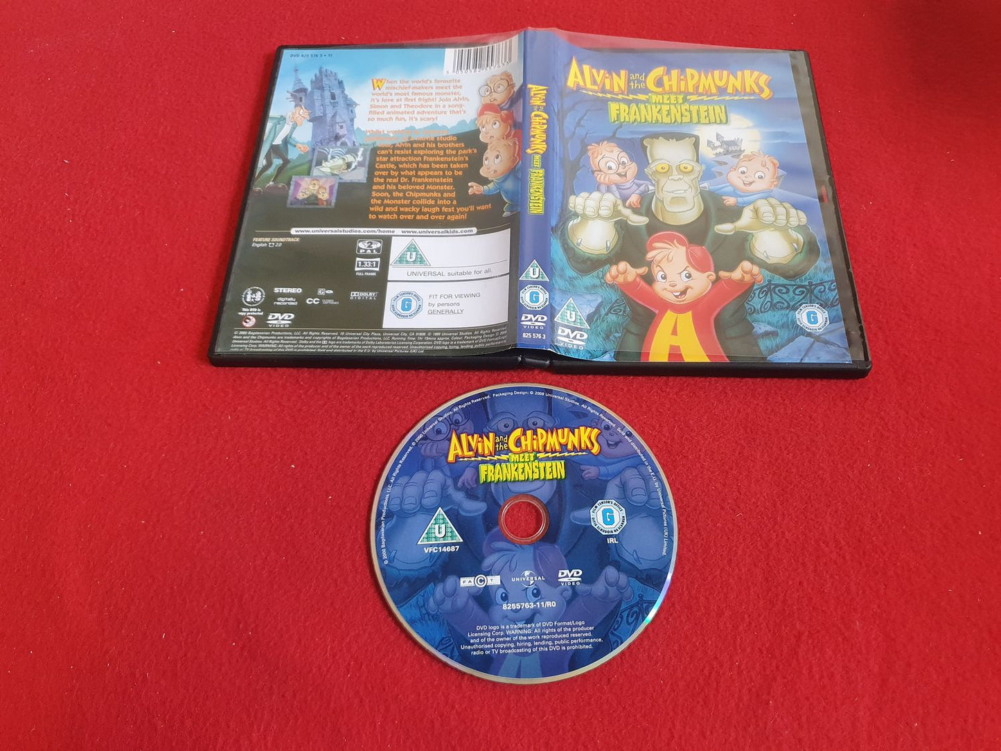 ALVIN AND THE CHIPMUNKS MEET FRANKENSTEIN till DVD