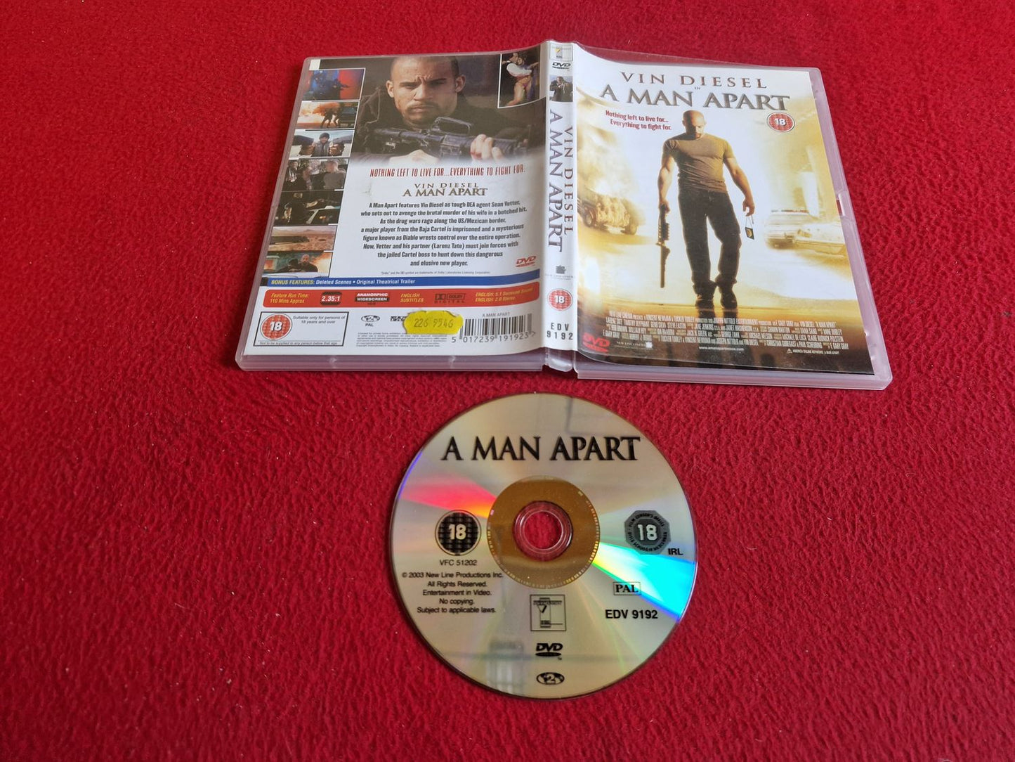 A MAN APART DVD