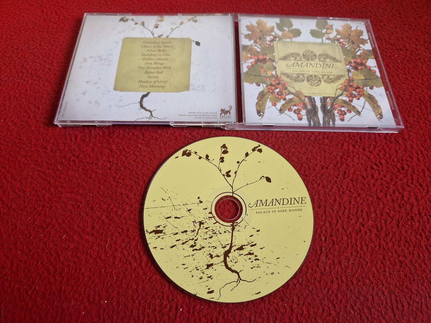 AMANDINE SOLACE IN SORE HANDS CD