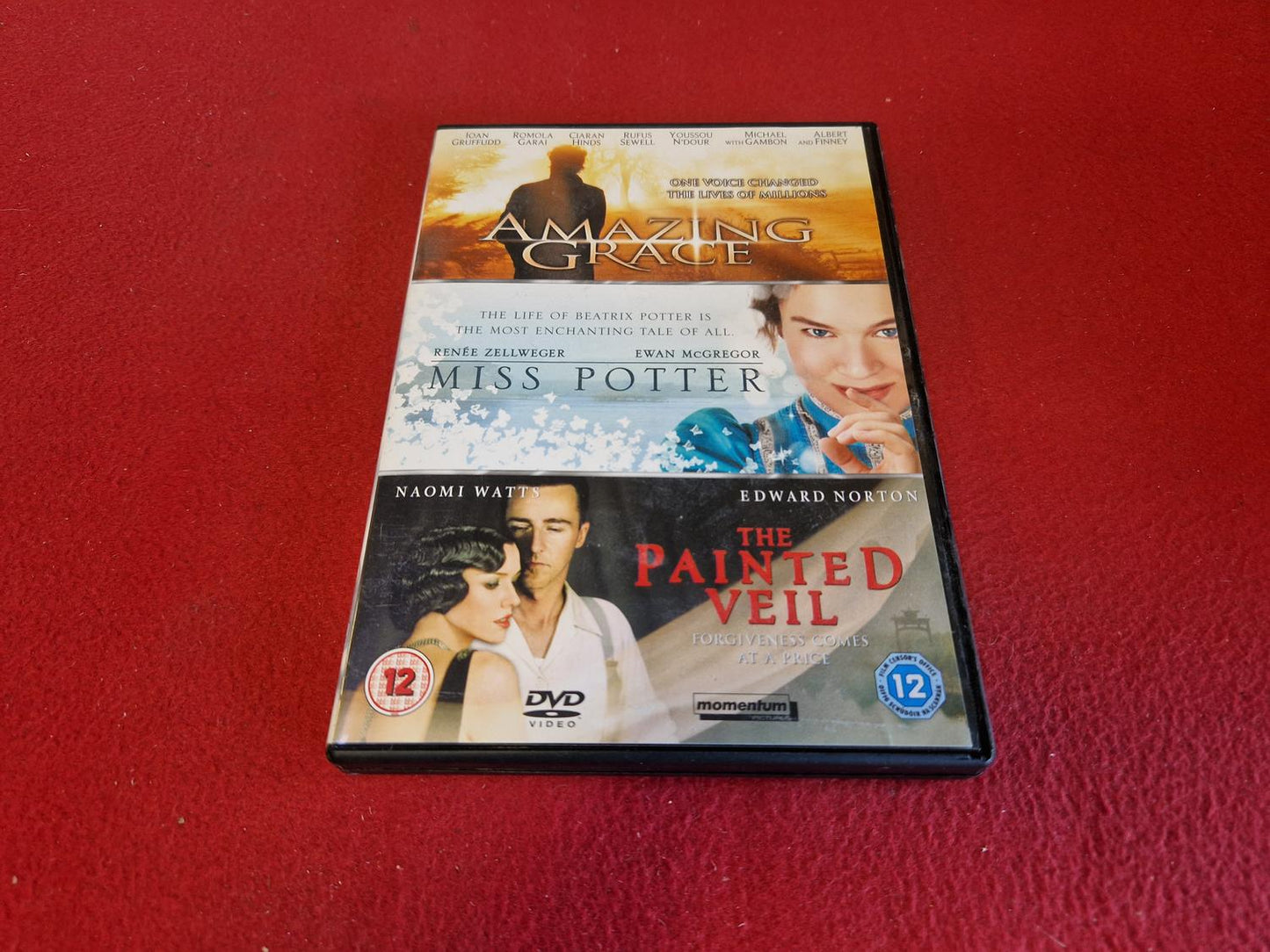AMAZING GRACE / MISS POTTER / THE PAINTED VEIL BOX till DVD