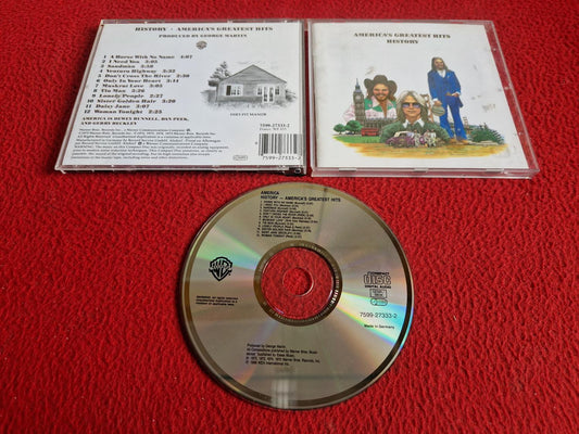AMERICA HISTORY - AMERICA'S GREATEST HITS CD