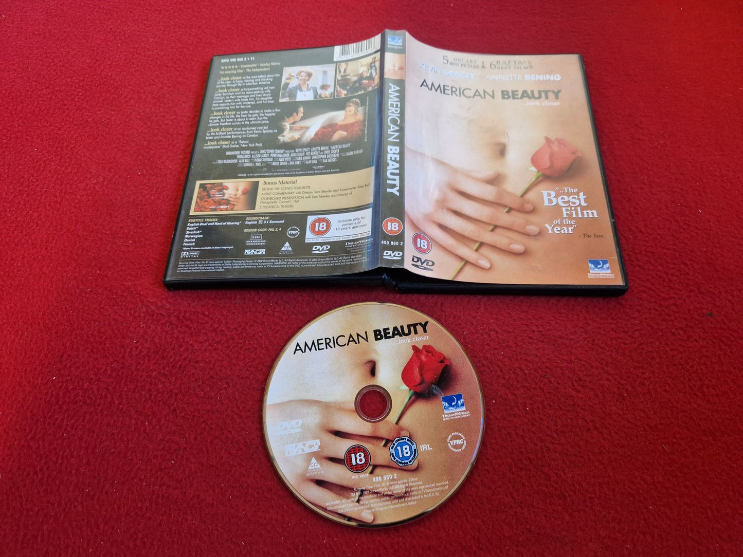 AMERICAN BEAUTY DVD