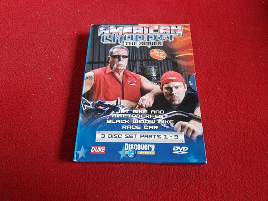 AMERICAN CHOPPER THE SERIES PARTS 1 - 3 BOX till DVD