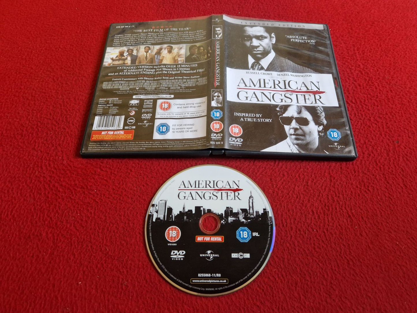AMERICAN GANGSTER DVD
