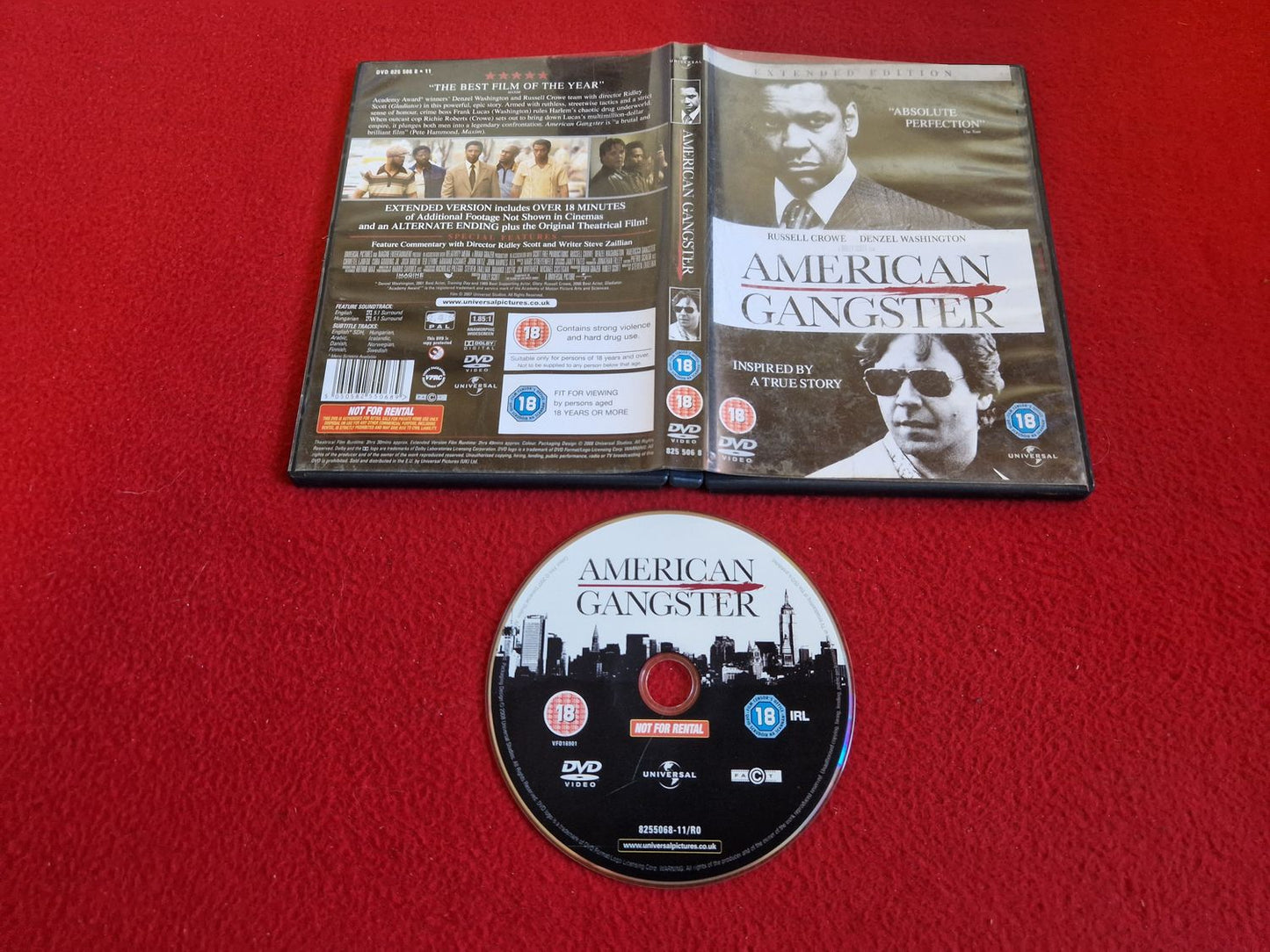 AMERICAN GANGSTER DVD