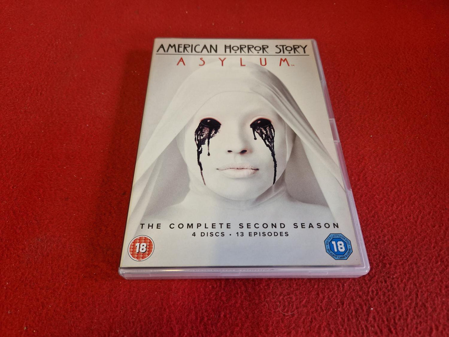 AMERICAN HORROR STORY ASYLUM SEASON 2 BOX till DVD