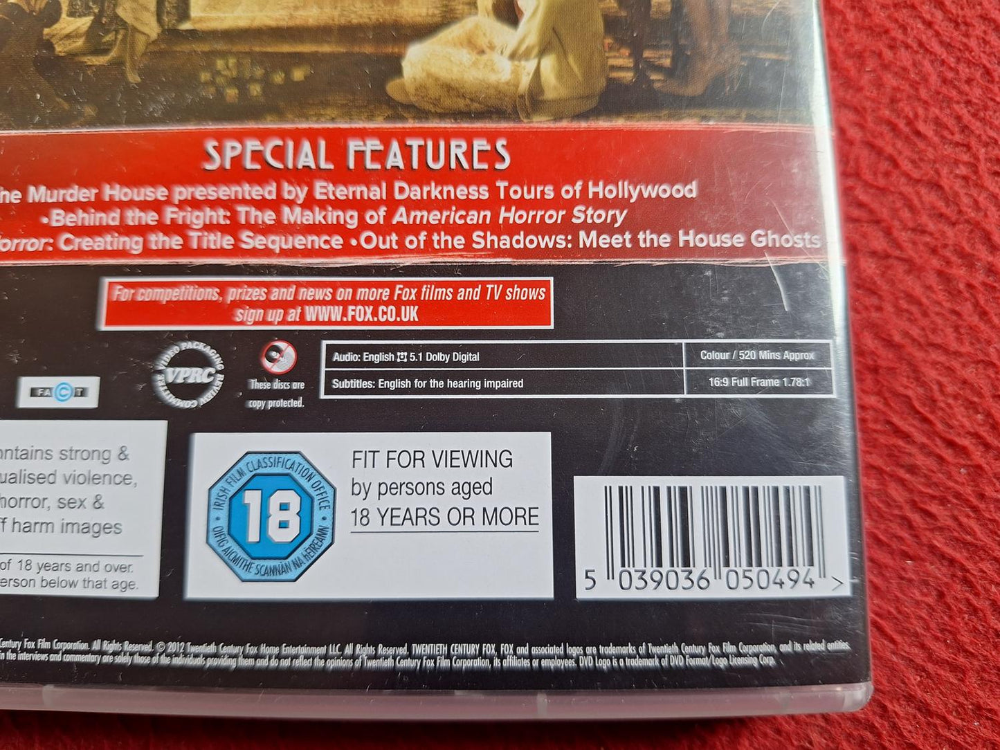 AMERICAN HORROR STORY SEASON 1 BOX DVD