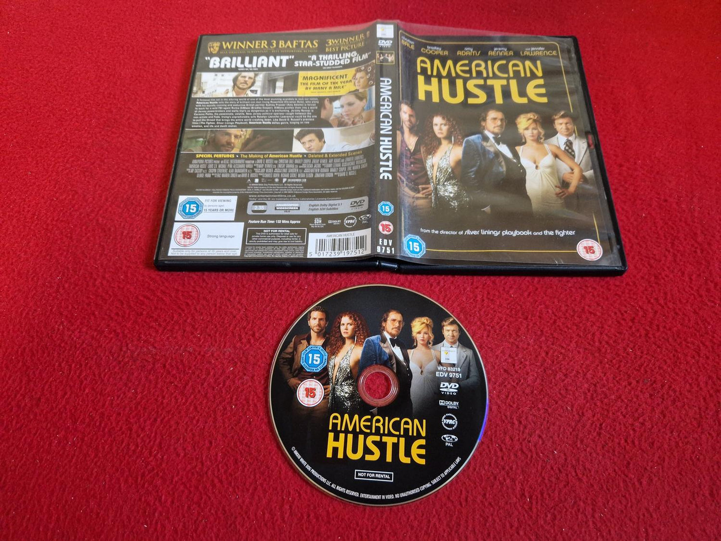 AMERICAN HUSTLE DVD