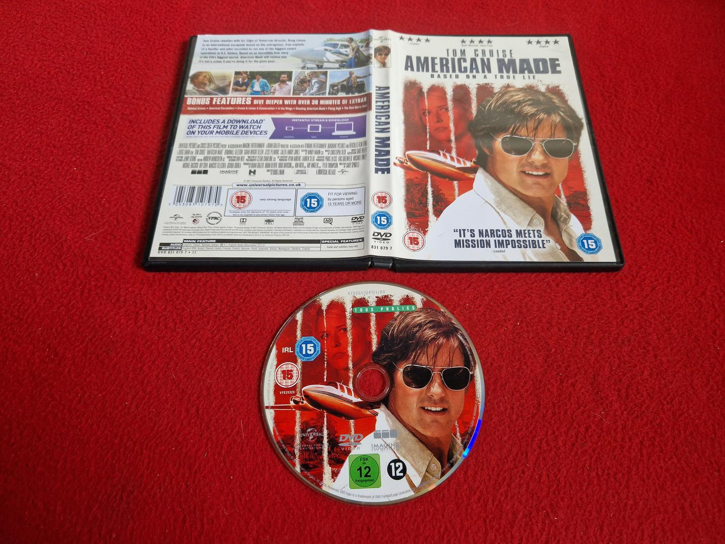 AMERICAN MADE DVD