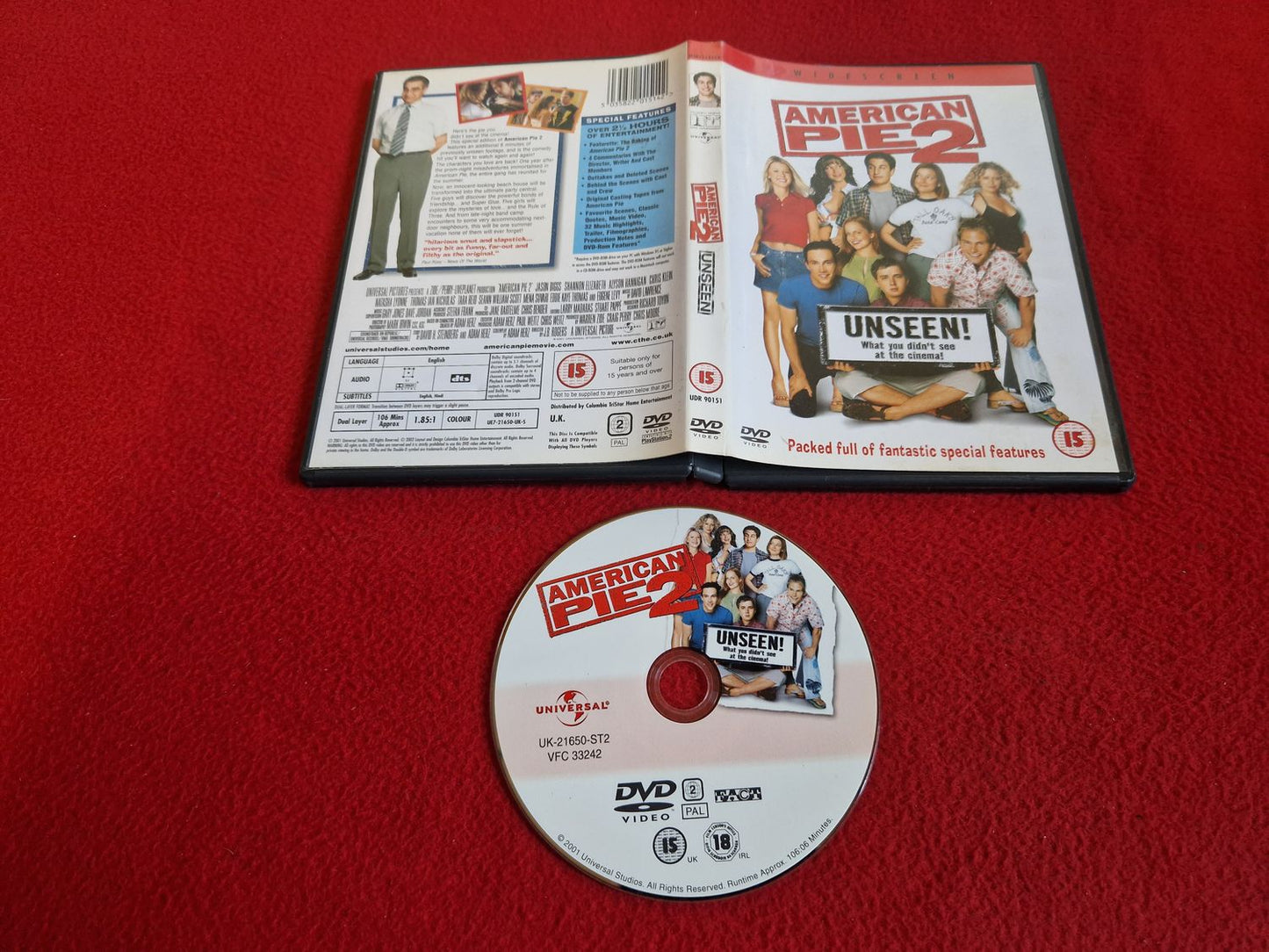 AMERICAN PIE 2 DVD