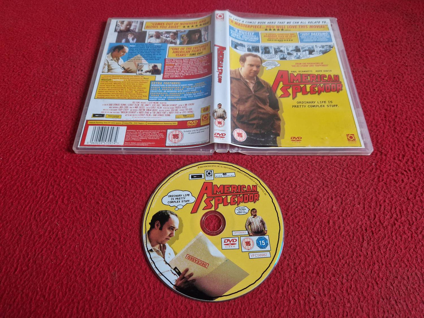AMERICAN SPLENDOR DVD