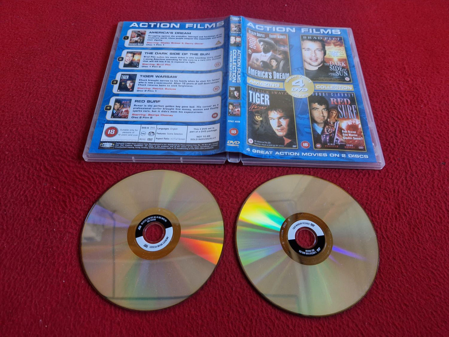 AMERICA'S DREAM / THE DARK SIDE OF THE MOON / TIGER WARSAW / RED SURF DVD
