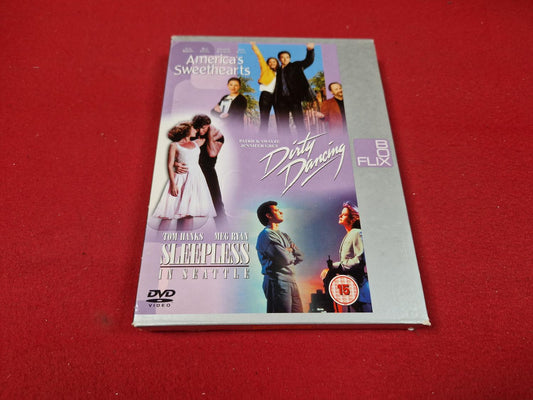 AMERICA'S SWEETHEARTS / DIRTY DANCING / SLEEPLESS IN SEATTLE BOX till DVD