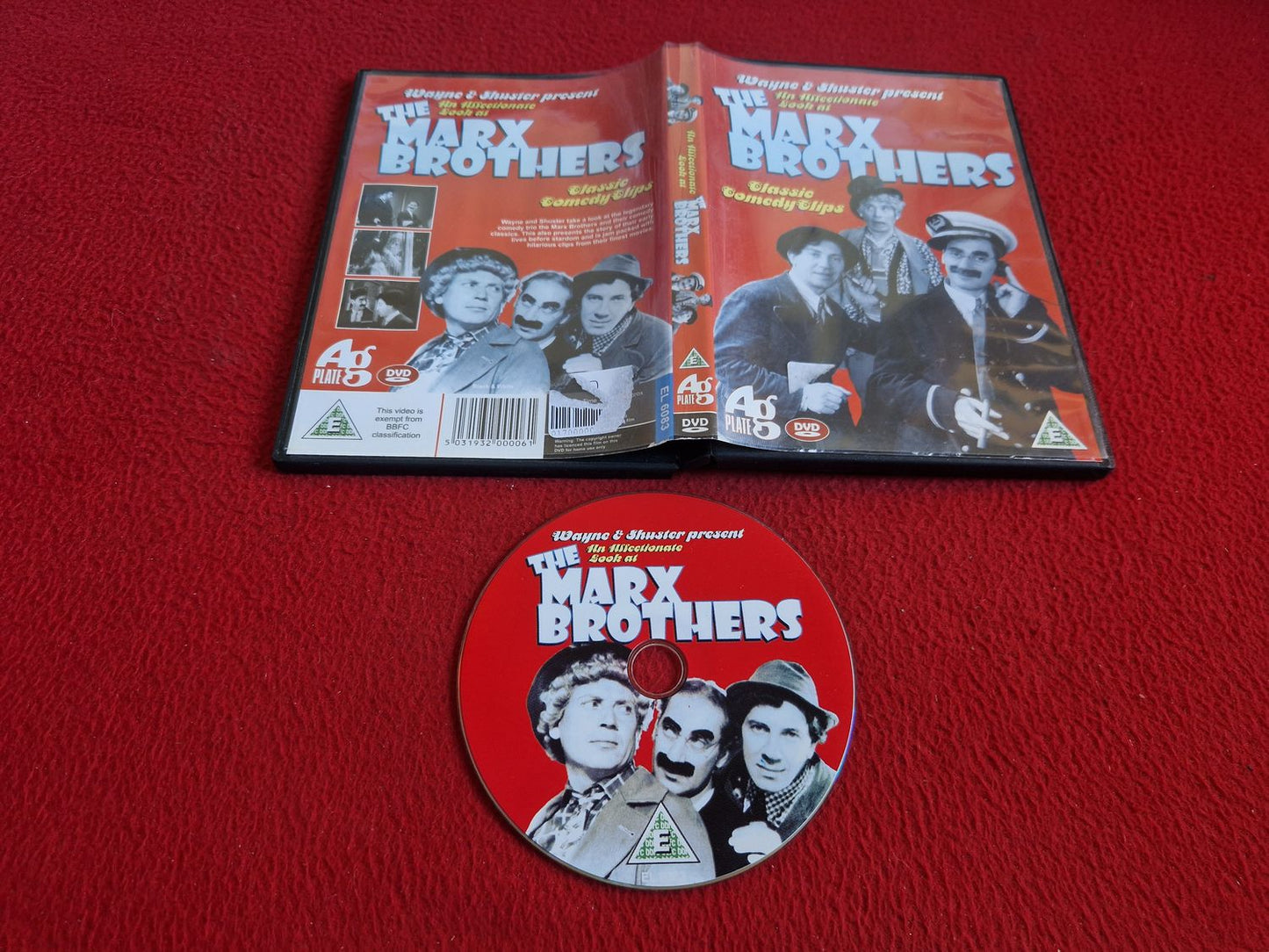 AN AFFECTIONATE LOOK AT THE MARX BROTHERS DVD