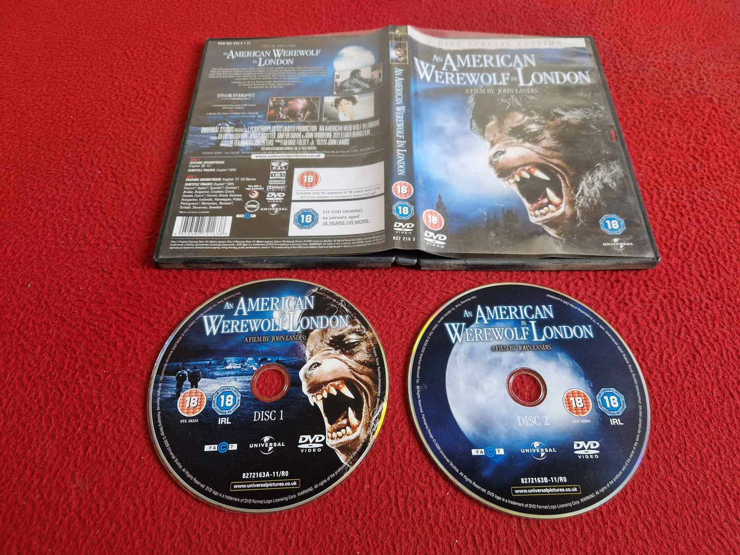 AN AMERICAN WEREWOLF IN LONDON DVD