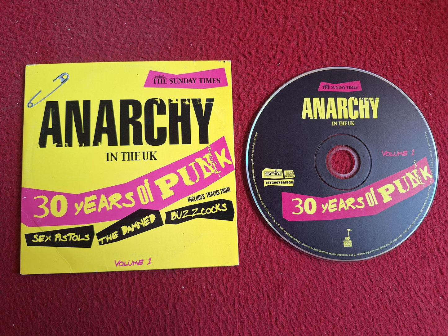 ANARCHY IN THE UK 30 YEARS OF PUNK [ THE SUNDAY TIMES ] CD