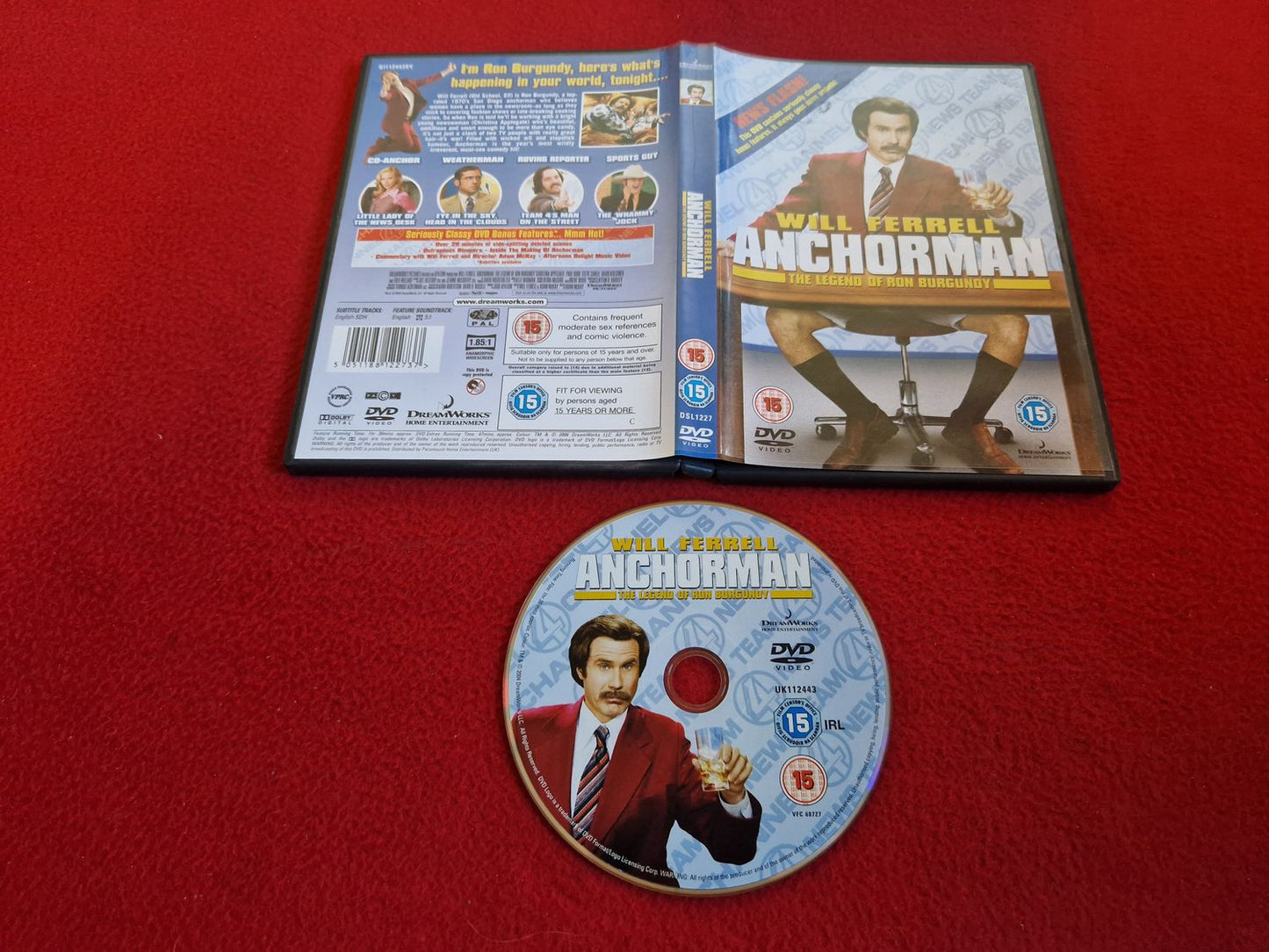 ANCHORMAN THE LEGEND OF RON BURGUNDY DVD