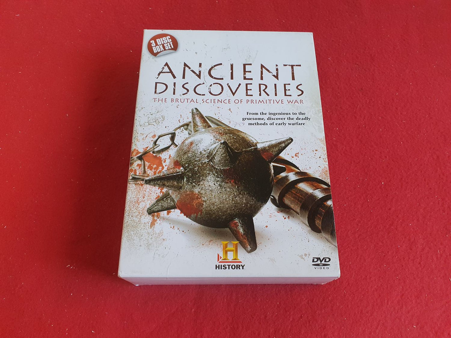 ANCIENT DISCOVERIES THE BRUTAL SCIENCE OF PRIMITIVE WAR BOX till DVD