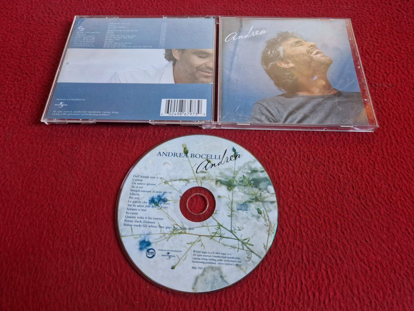 ANDREA BOCELLI - ANDREA CD