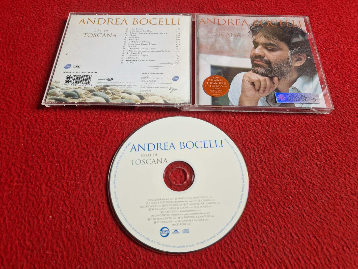 ANDREA BOCELLI CIELI DI TOSCANA CD
