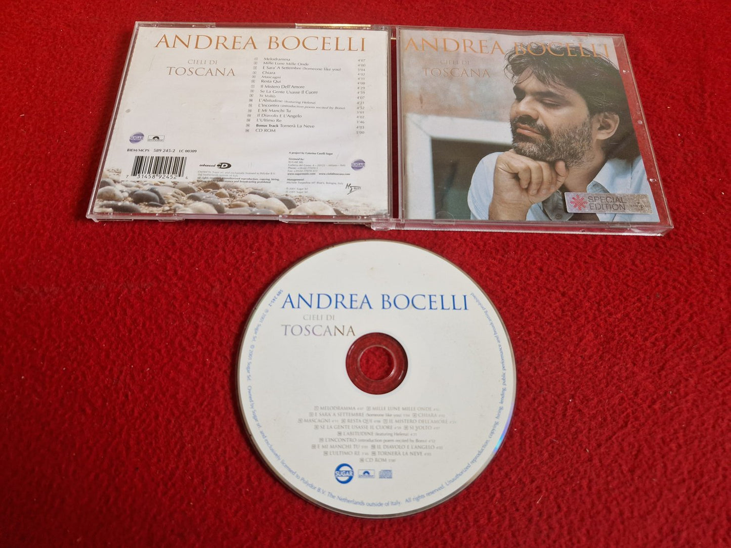 ANDREA BOCELLI CIELI DI TOSCANA CD