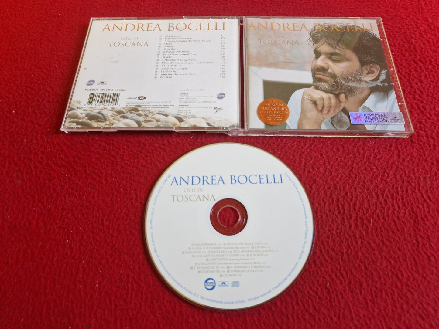 ANDREA BOCELLI CIELI DI TOSCANA CD