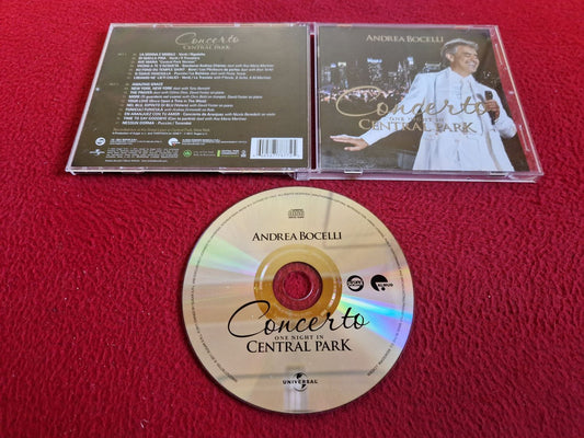 ANDREA BOCELLI CONCERTO ONE NIGHT IN CENTRAL PARK CD