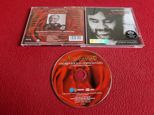 ANDREA BOCELLI LORIN MAAZEL SENTIMENTO CD