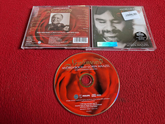 ANDREA BOCELLI LORIN MAAZEL SENTIMENTO CD