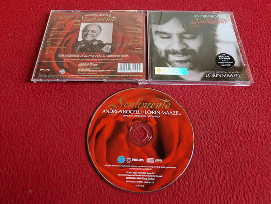 ANDREA BOCELLI LORIN MAAZEL SENTIMENTO CD
