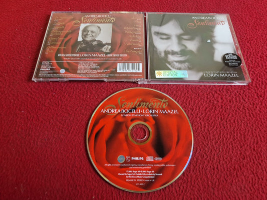 ANDREA BOCELLI LORIN MAAZEL SENTIMENTO CD