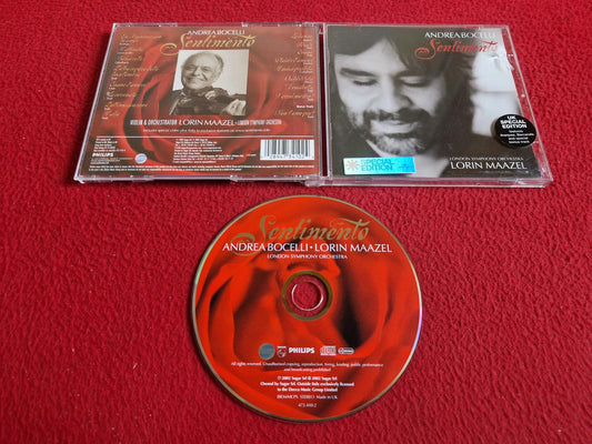 ANDREA BOCELLI LORIN MAZEEL SENTIMENTO CD