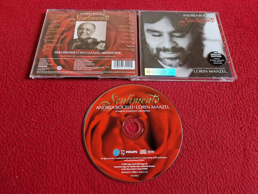 ANDREA BOCELLI LORIN MAZEEL SENTIMENTO CD