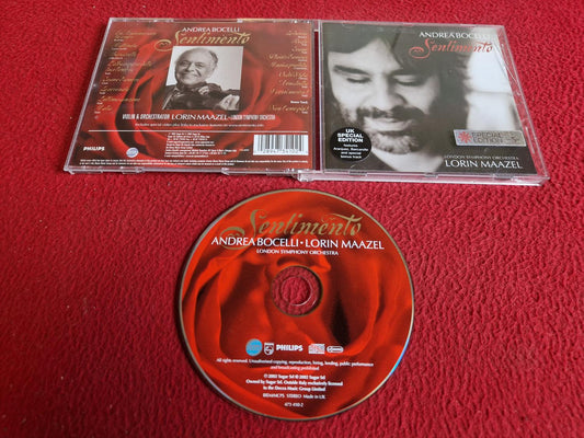 ANDREA BOCELLI LORIN MAZEEL SENTIMENTO CD
