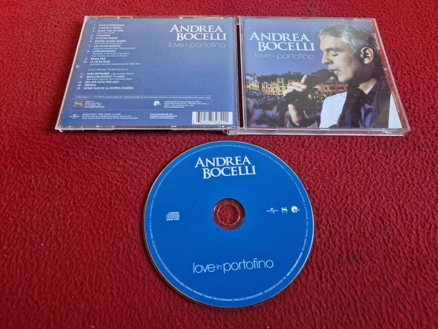 ANDREA BOCELLI LOVE IN PORTOFINO CD