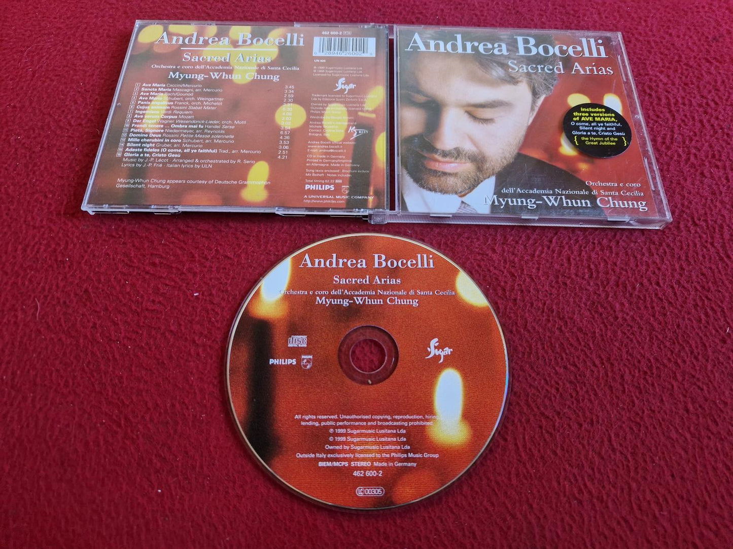 ANDREA BOCELLI SACRED ARIAS CD