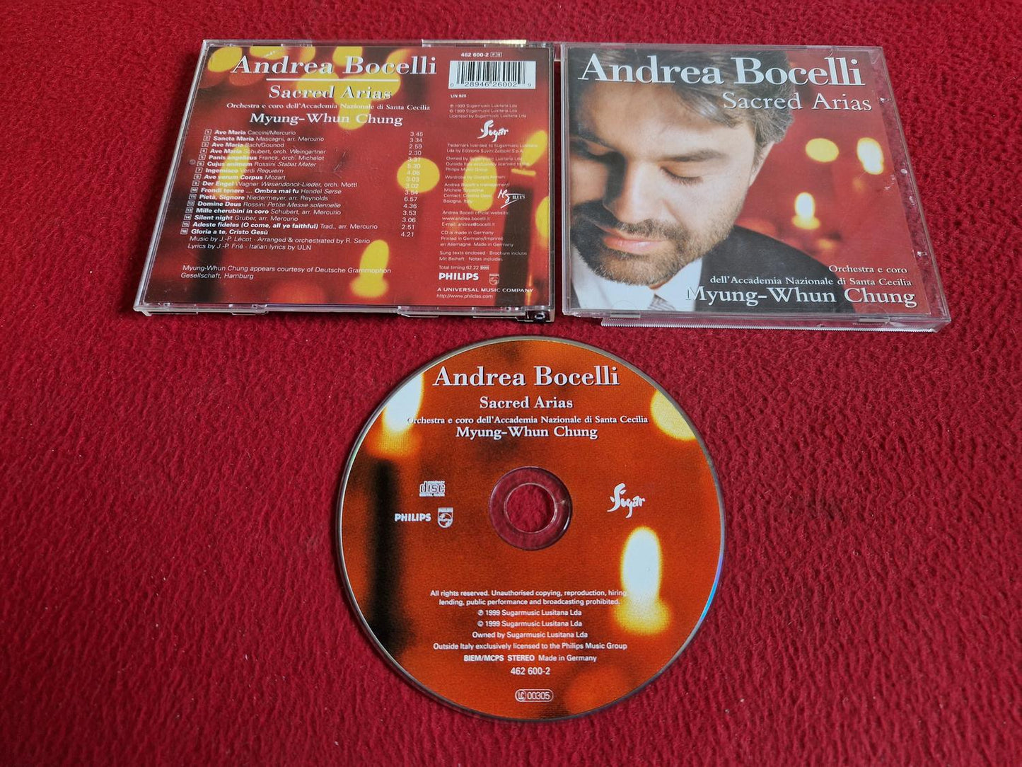 ANDREA BOCELLI SACRED ARIAS CD