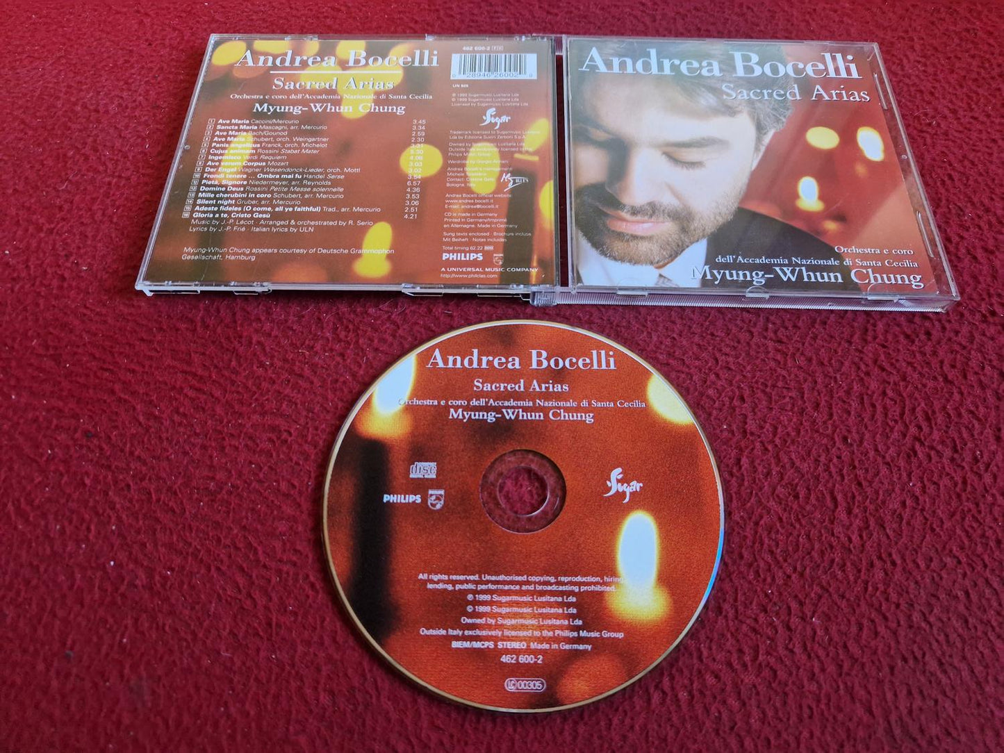 ANDREA BOCELLI SACRED ARIAS CD