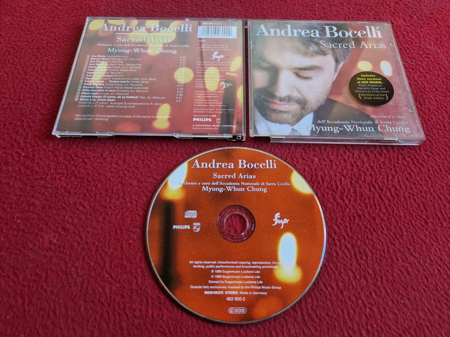 ANDREA BOCELLI SACRED ARIAS CD