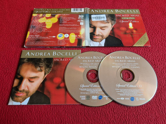 ANDREA BOCELLI SACRED ARIAS SPECIAL EDITION CD / DVD