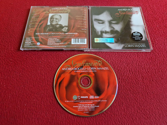 ANDREA BOCELLI SENTIMENTO CD