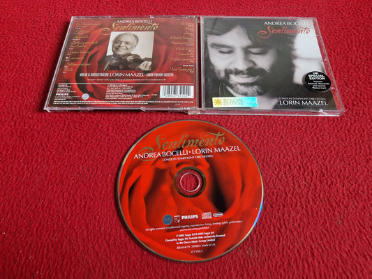 ANDREA BOCELLI SENTIMENTO CD