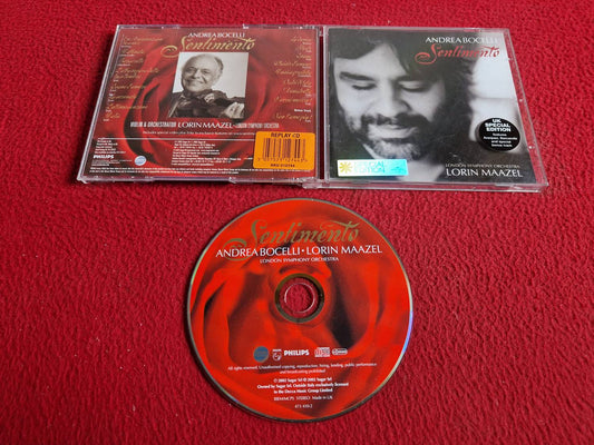 ANDREA BOCELLI SENTIMENTO CD