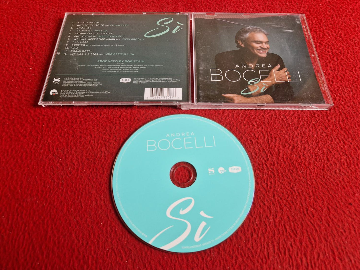 ANDREA BOCELLI SI CD