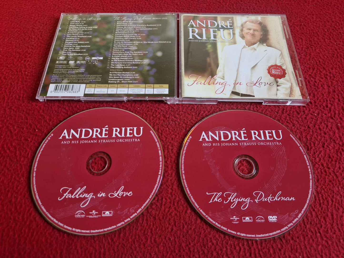 ANDRE FALLING IN LOVE CD / THE FLYING DUTCHMAN DVD