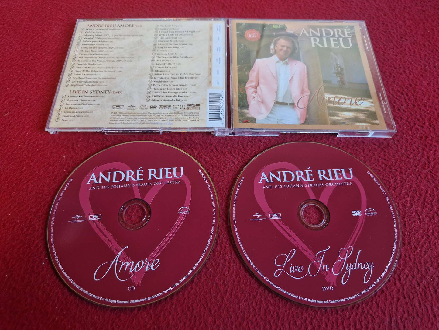ANDRE RIEU AMORE CD / DVD