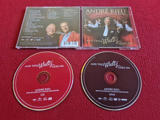 ANDRE RIEU AND HIS JOHANN STRAUSS ORCHESTRA AND THE WALTZ GOES ON CD