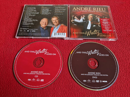 ANDRE RIEU AND HIS JOHANN STRAUSS ORCHESTRA AND THE WALTZ GOES ON CD / DVD