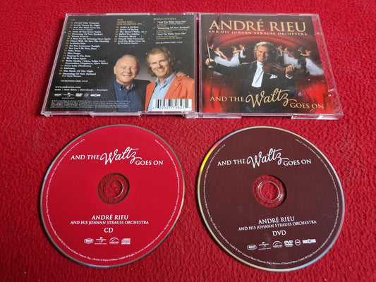 ANDRE RIEU AND HIS JOHANN STRAUSS ORCHESTRA AND THE WALTZ GOES ON CD